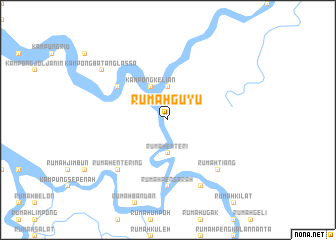 map of Rumah Guyu