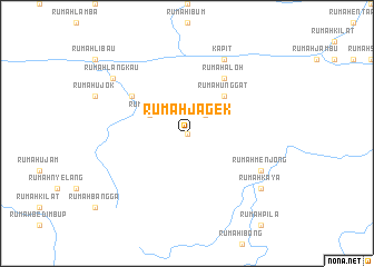 map of Rumah Jagek