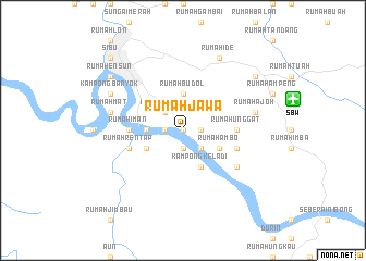 map of Rumah Jawa