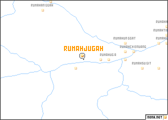 map of Rumah Jugah