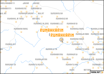 map of Rumah Karim