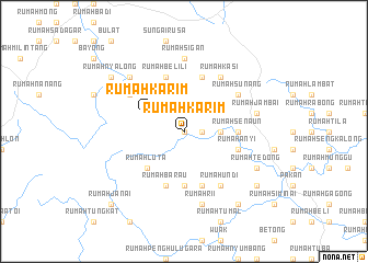 map of Rumah Karim