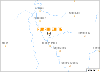 map of Rumah Kebing