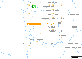 map of Rumah Kudol Muam