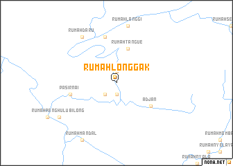 map of Rumah Longgak