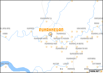 map of Rumah Medan