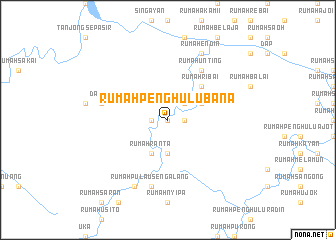 map of Rumah Penghulu Bana