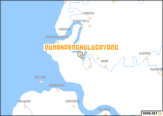 map of Rumah Penghulu Gayang
