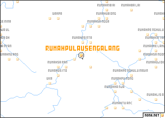map of Rumah Pulau Sengalang