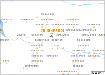 map of Rumah Rebai