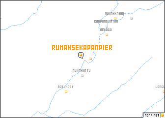 map of Rumah Sekapan Pier