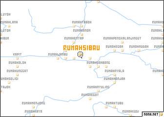 map of Rumah Sibau