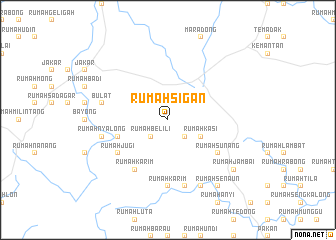 map of Rumah Sigan