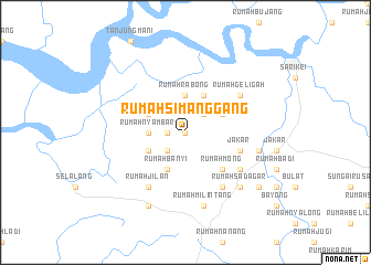 map of Rumah Simanggang