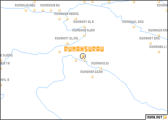 map of Rumah Surau