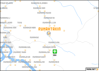 map of Rumah Takin