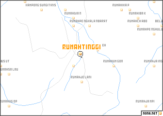 map of Rumah Tinggi