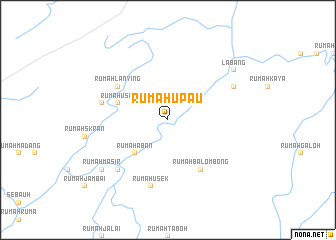 map of Rumah Upau