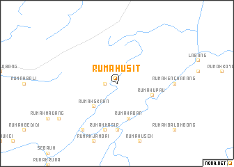 map of Rumah Usit