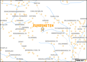 map of Rūmasheteh