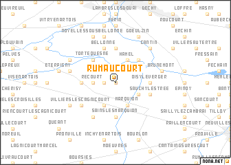 map of Rumaucourt