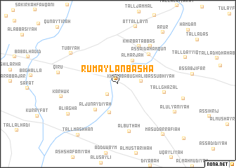 map of Rumaylān Bāshā