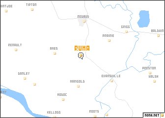 map of Ruma