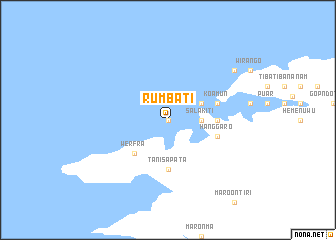 map of Rumbati