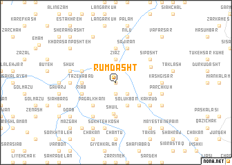 map of Rūmdasht