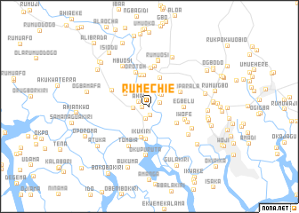 map of Rumechie