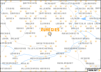 map of Rumegies