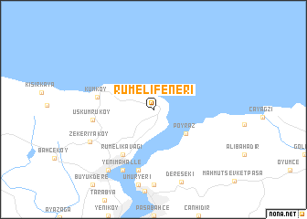 map of Rumelifeneri