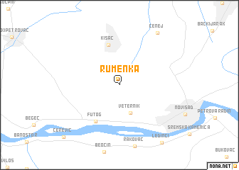 map of Rumenka