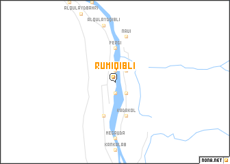 map of Rūmī Qiblī