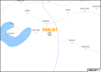 map of Rum Liet