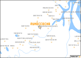 map of Rumoc Cocha