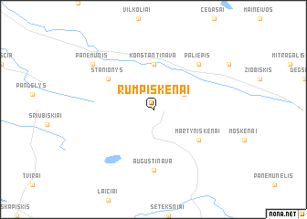 map of Rumpiškėnai