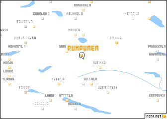 map of Rumpunen