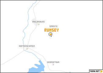 map of Rumsey