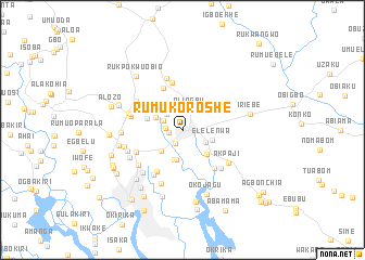 map of Rumukoroshe