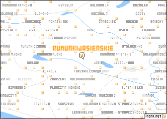 map of Rumunki Jasieńskie