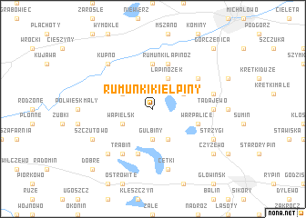 map of Rumunki Kiełpiny