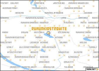 map of Rumunki Ostrowite