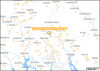 map of Rumu-Okoro-Odomey