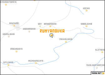 map of Rumyanovka