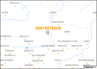 map of Rumyantsevo