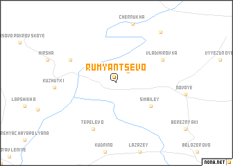 map of Rumyantsevo