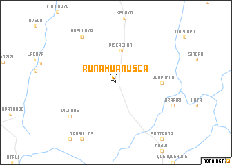 map of Runa Huanusca