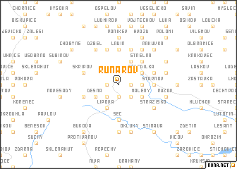 map of Runářov