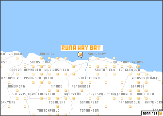 map of Runaway Bay